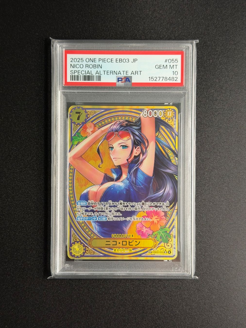 Bandai Cartes à collectionner: Nico Robin EB03-055 PSA10 JAP – Neuf (Voir description) à Felsberg par michaela_773