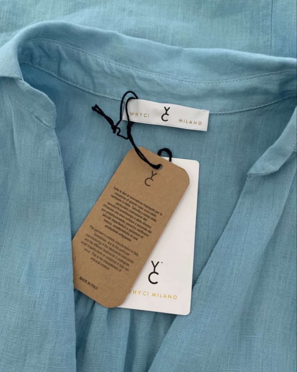 Kleider: Robe en lin YC WHYCI Milano neuve taille M – Neu und originalverpackt aus Gland von TallyEva 6