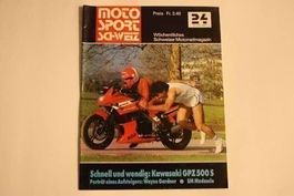 MOTO SPORT SCHWEIZ, Nr. 24/ 1987 KAWASAKI GPZ 500S