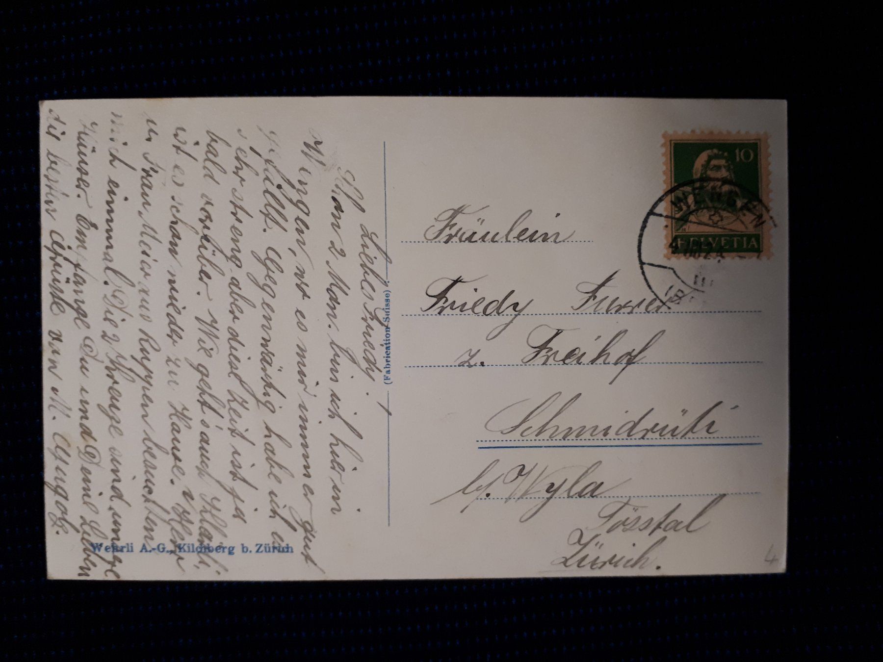 Cartes postales: WENGEN 1924 – D'occasion à Ponto Valentino par giorgia06 1
