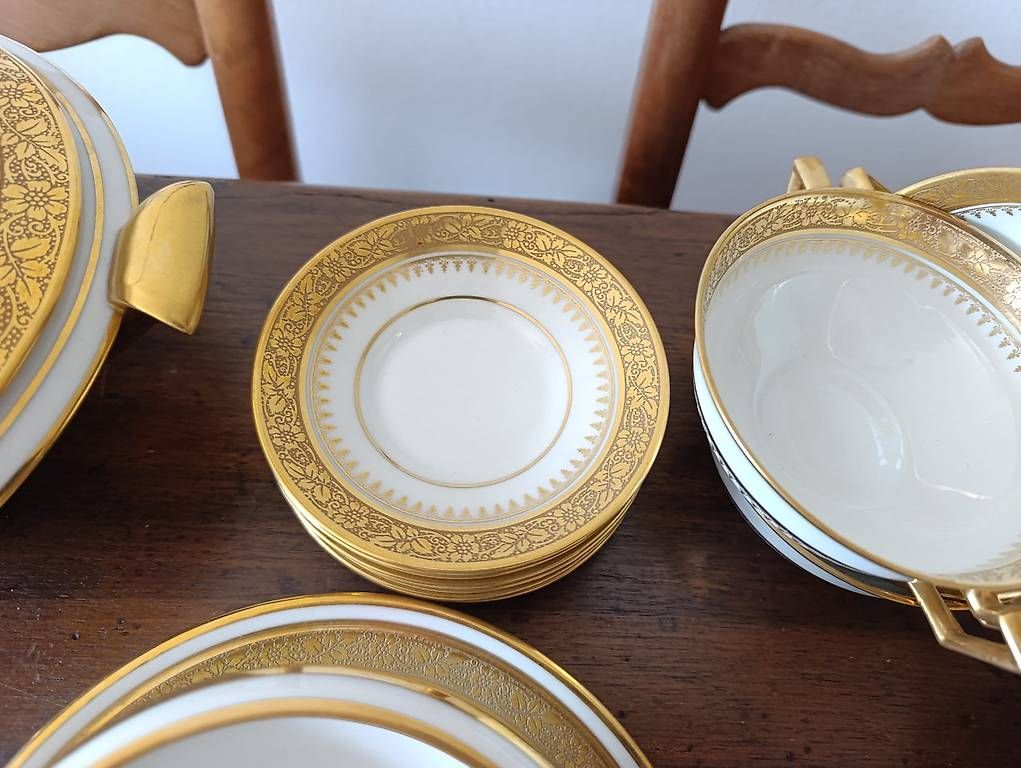 Set di piatti: Service de table Paul Pastaud Limoges  55 pièces – Usato da Bulle venduto da oga_r8mh 2