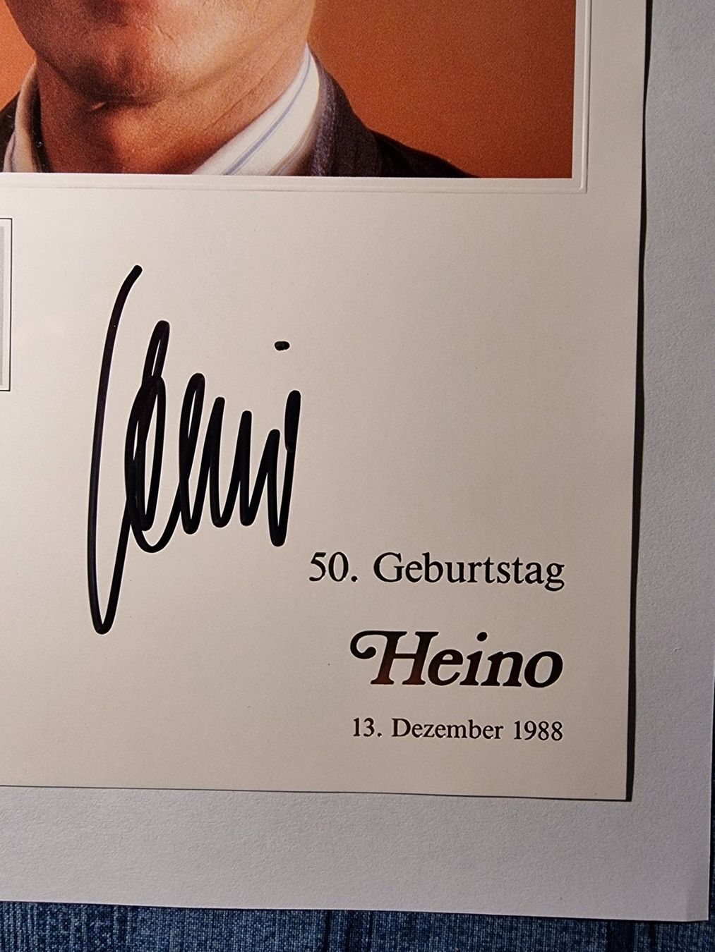 Autogramme: Heino Originalautogramm – Gebraucht aus Winterthur von  2