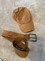 Braune Kappe und leder Guertel - Made in Italy
