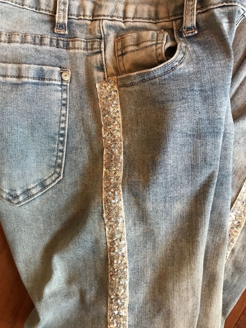 Jeans: Jeans Capri Glitzer S 34 – Usato da Eschikofen venduto da sra_6qbm 5