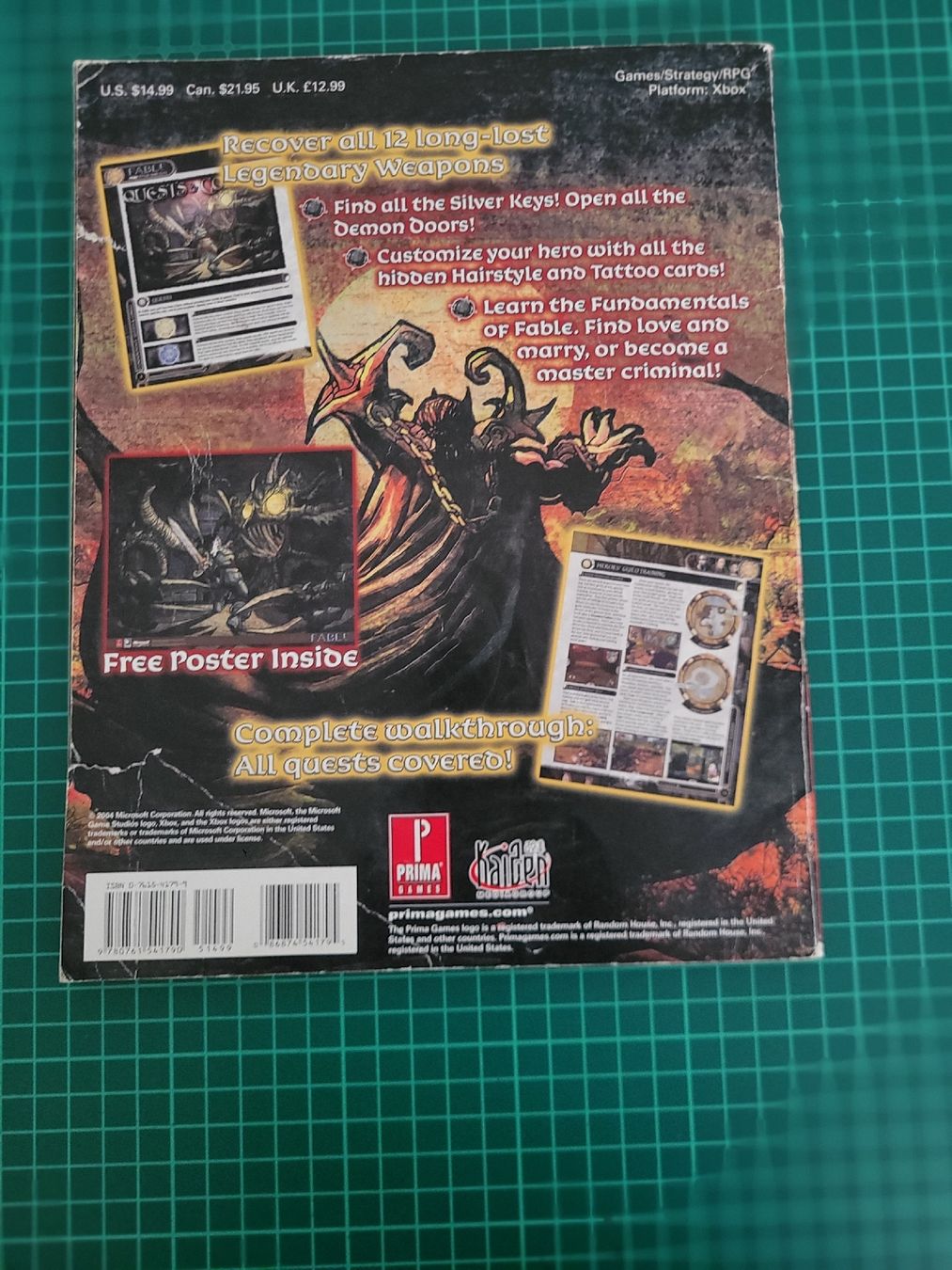 Microsoft Giochi: Fable Prima Official Game Guide - Xbox - – Usato da Meyrin venduto da Retro-GZ 2