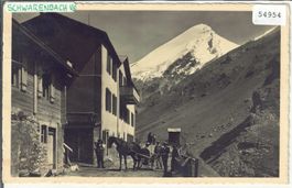 Gemmipass - Hotel Schwarenbach - Pferdekutsche animee