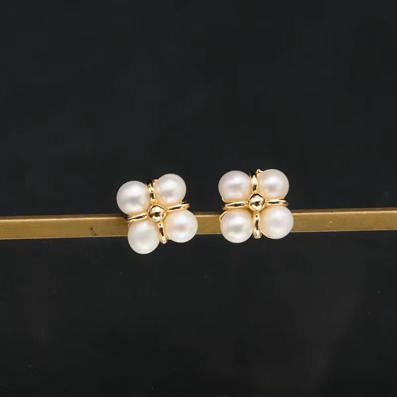 Orecchini pendenti & Orecchini a lobo: Boucles d’oreilles Perla Aurea – Nuovo e nell'imballaggio originale da St-Maurice venduto da Sandrinette123