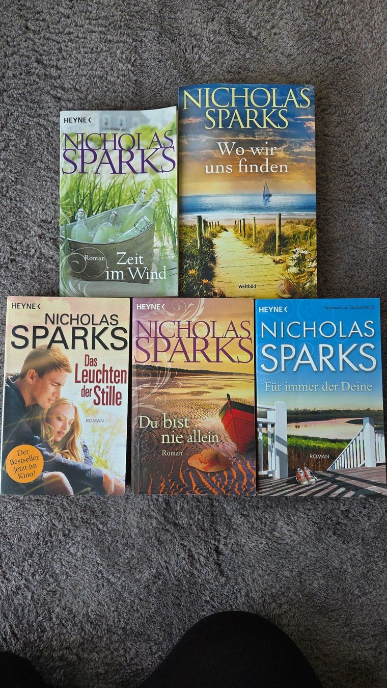 Libri: Nicholas Sparks Romane, 5 Bücher – Usato da Bösingen venduto da Soene91