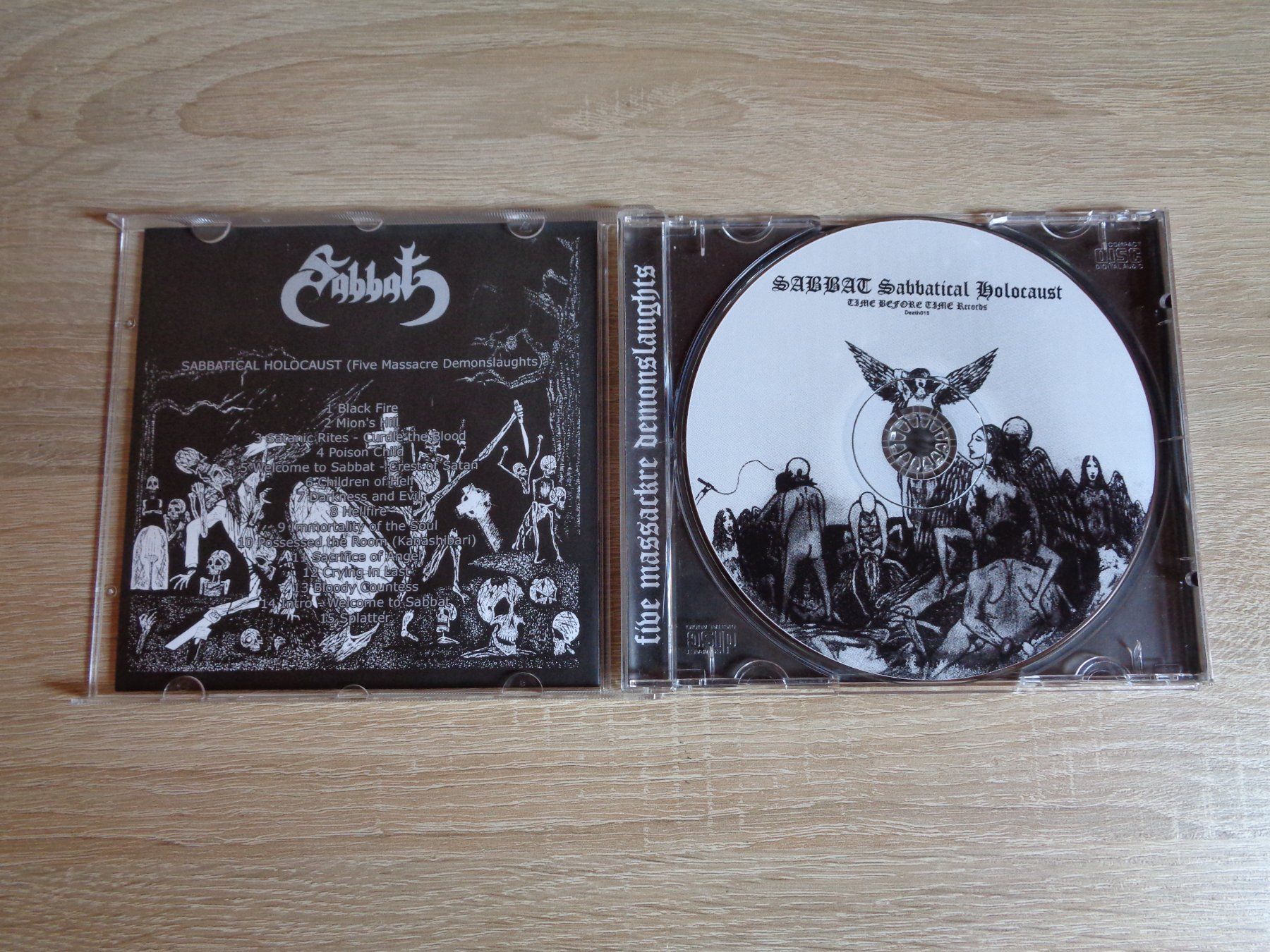 CD: SABBAT - SABBATICAL HOLOCAUST ( VERGRIFFEN ) – Usato da Weiningen ZH venduto da Princebebe 1