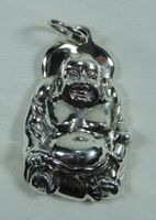 Schmuckanhänger Buddha Silber 925 Unisex, Neuware