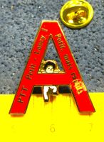 POST SCHWEIZ A PIN LANCY GE CERN ENAMEL CUTOUT
