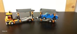 Le camion de transport de voiture Lego