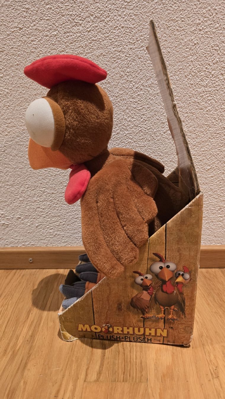 Giocattoli: Original Moorhuhn Plüschtier mit Box, – Nuovo (secondo la descrizione) da Zuzgen venduto da Jan098 4