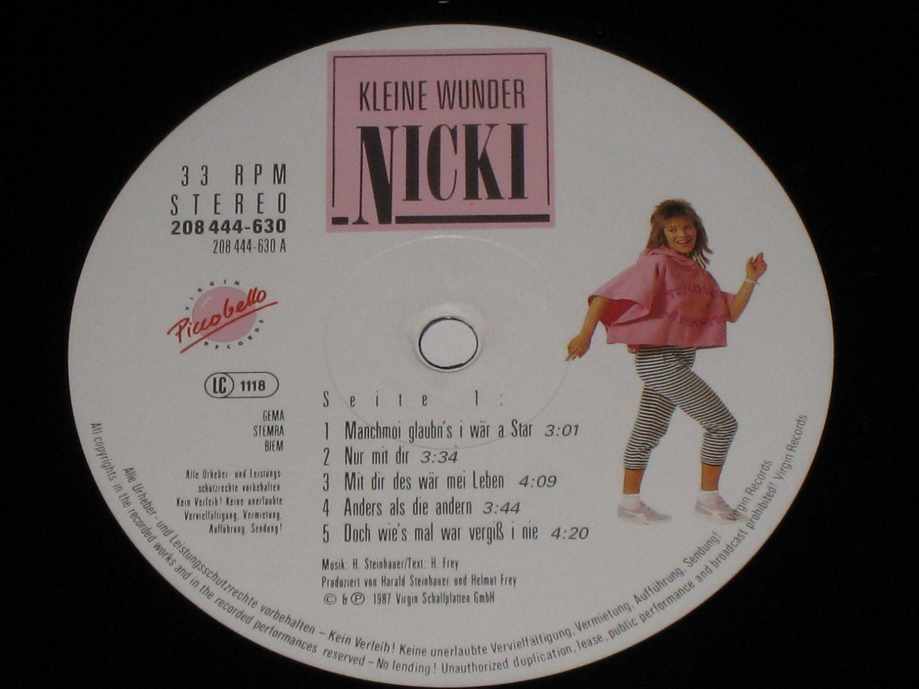 Schallplatten: 2 LP NICKI - GANZ ODER GAR NET / KLEINE WUNDER – Gebraucht aus Steckborn von Quo7 1