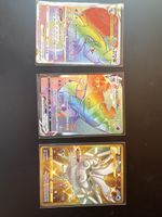 Pokemon Rainbow Dragapult, Hisuian Goodra & Golden Frosmoth