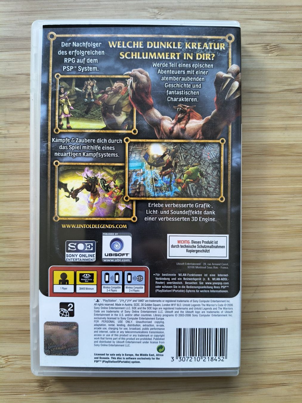 Giochi: Untold Legends: The Warrior's Code (PSP) – Usato da Riedholz venduto da ste_96cd 1