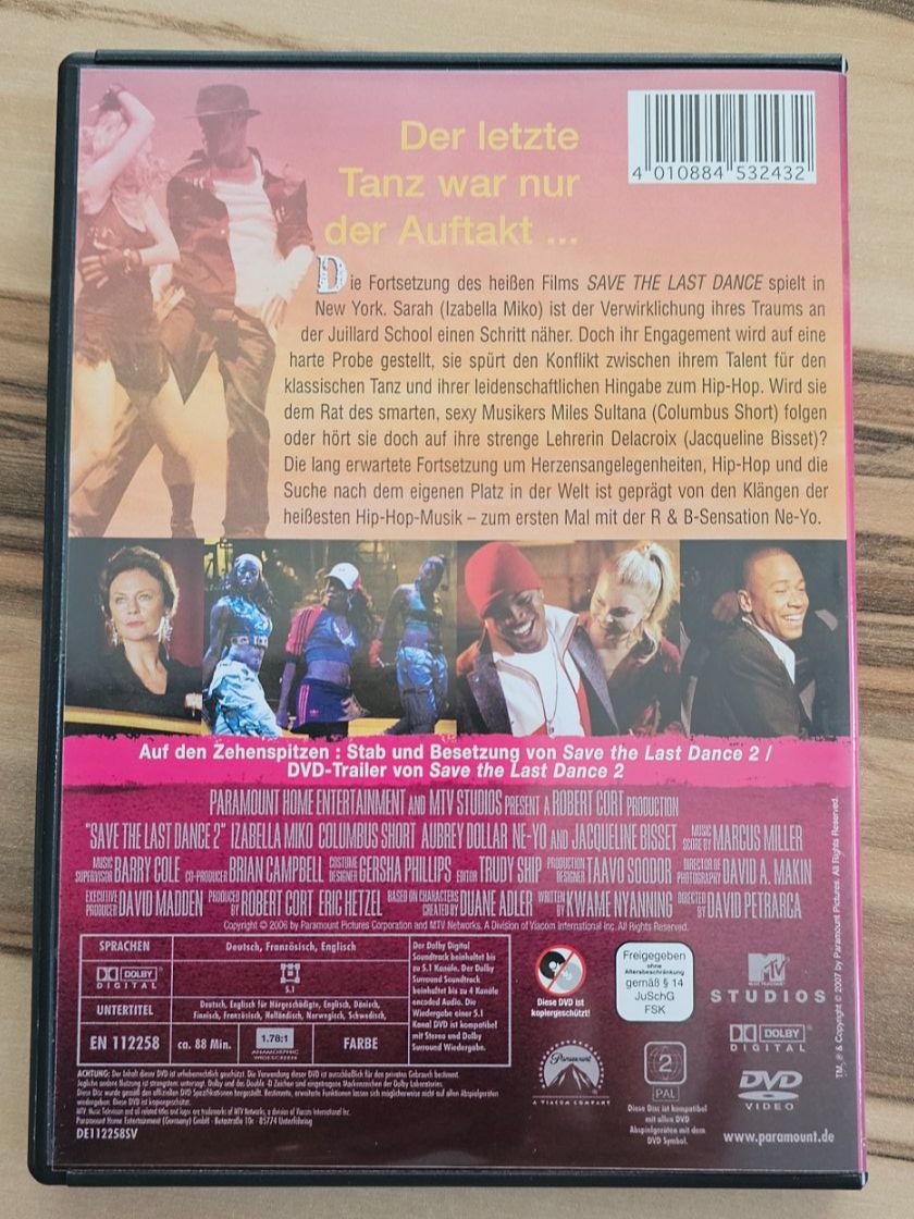 Tutti i DVDs: SAVE THE LAST DANCE 2 / DVD – Usato da Geuensee venduto da jes_9xyk 1