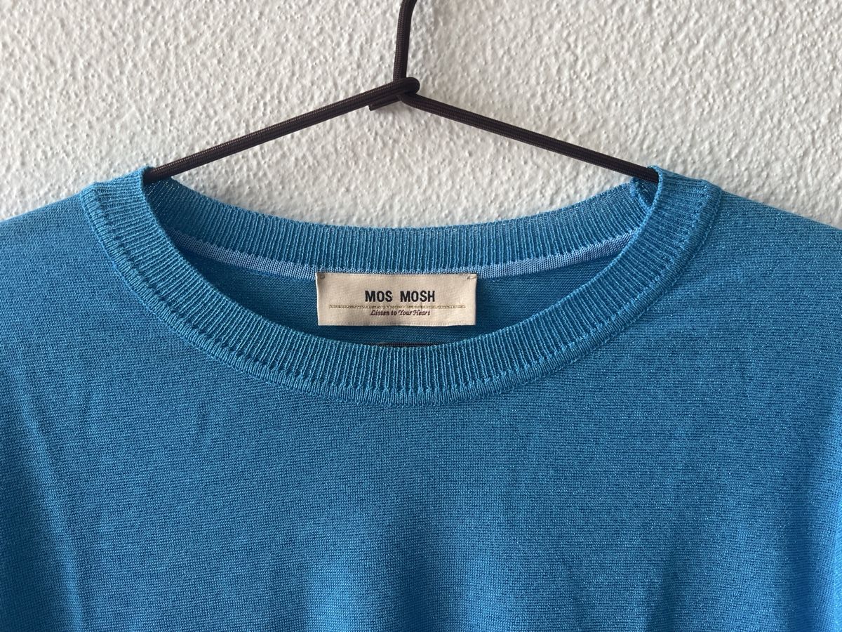 Mos mosh T-Shirts: MOS MOSH Damenpullover, Grösse L, Türkis-Blau, Glitzer! – Gebraucht aus St. Gallen von miksatoka 1
