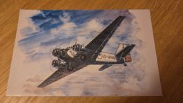 Ansichtskarte JU-52 Balkan Bulgarian Airlines