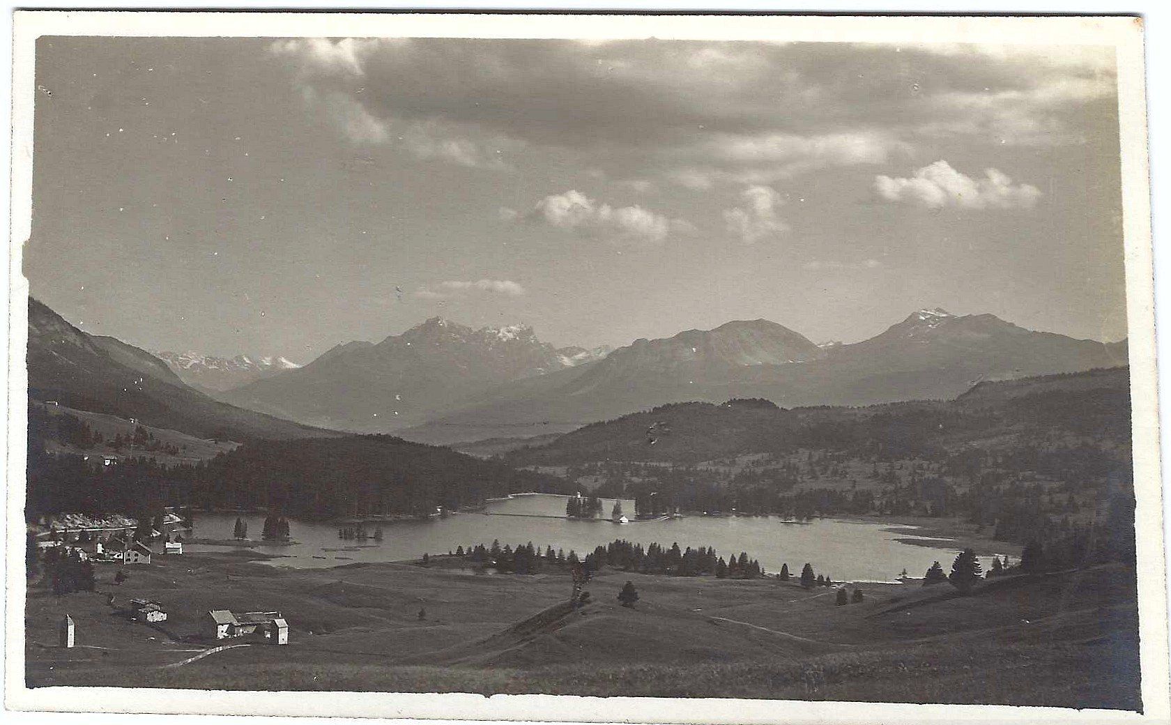 Cartoline postali: Lenzerheidsee, alte AK, ungelaufen – Usato da Buchs AG venduto da Baerfisch