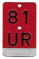 Velonummer Uri UR 81