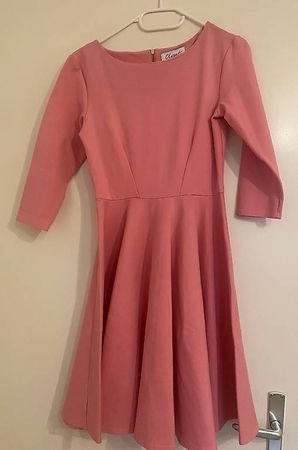 Closet Businesskleid Kleid A-Linie Gr. M UK 12 Pink