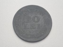 🇷🇴  Romania 20 lei 1942 Zinc