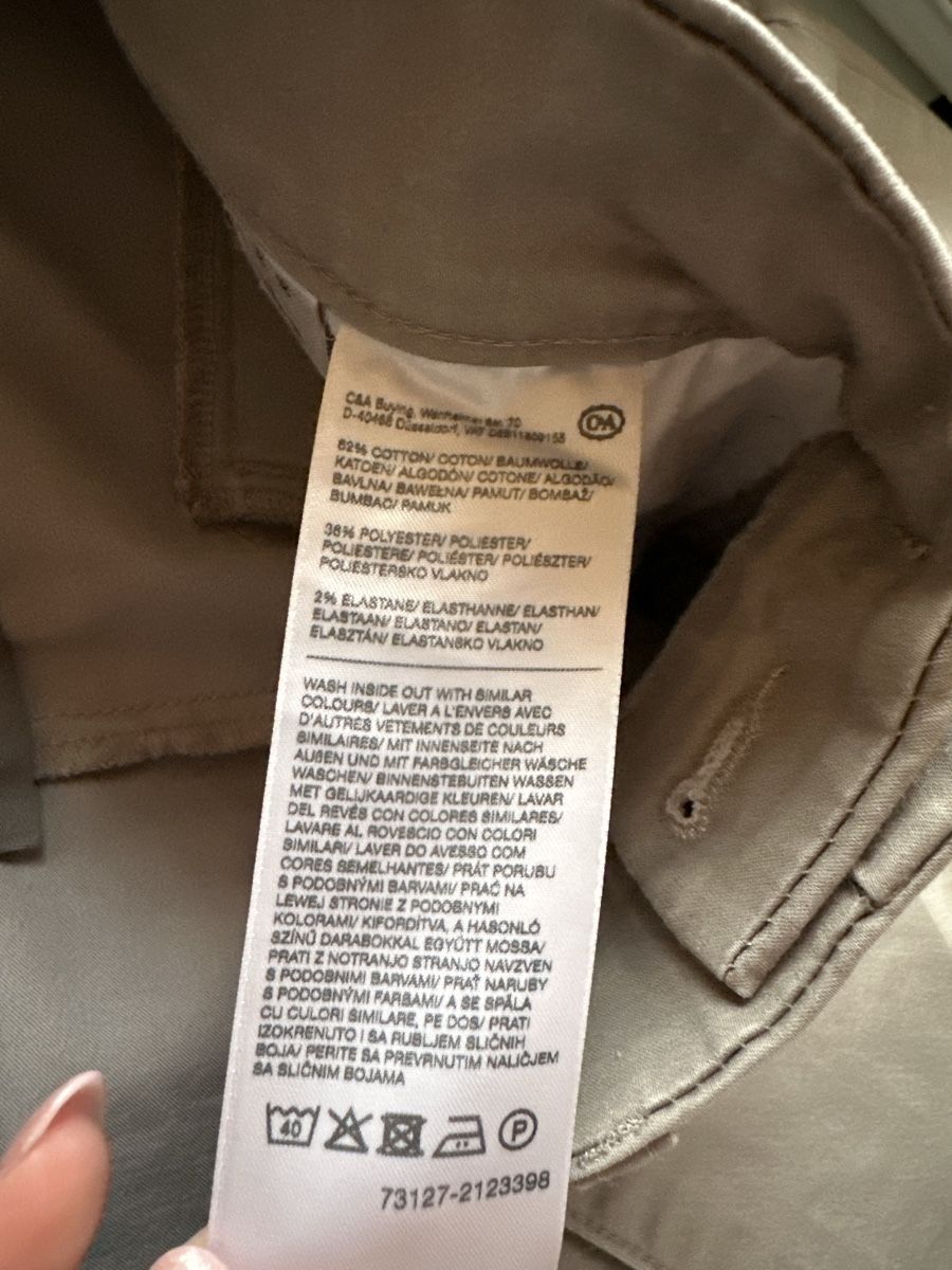 C&A Hosen: Hose C&A Yessica grau Grösse 36 – Gebraucht aus Buchs AG von tifena 2