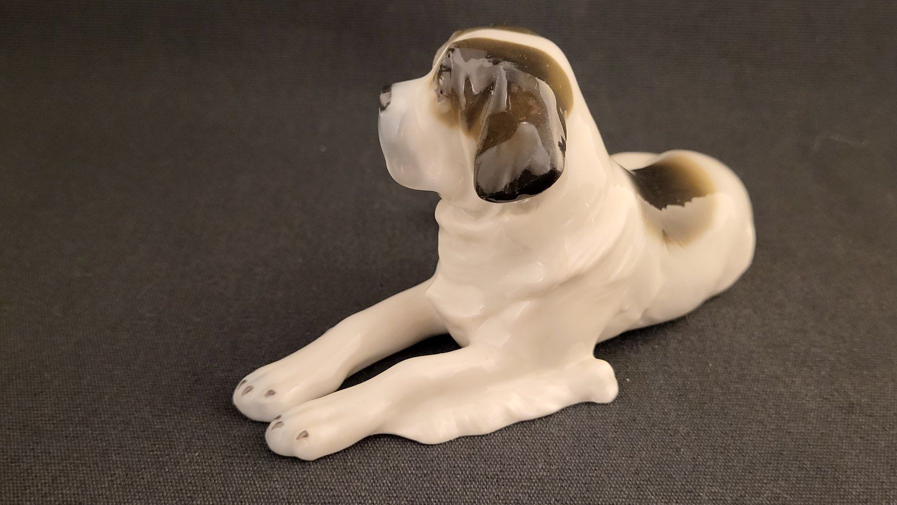 Statuette: Liegender Bernhardiner METZLER & ORTLOFF – Usato da Basel venduto da spinne02 4