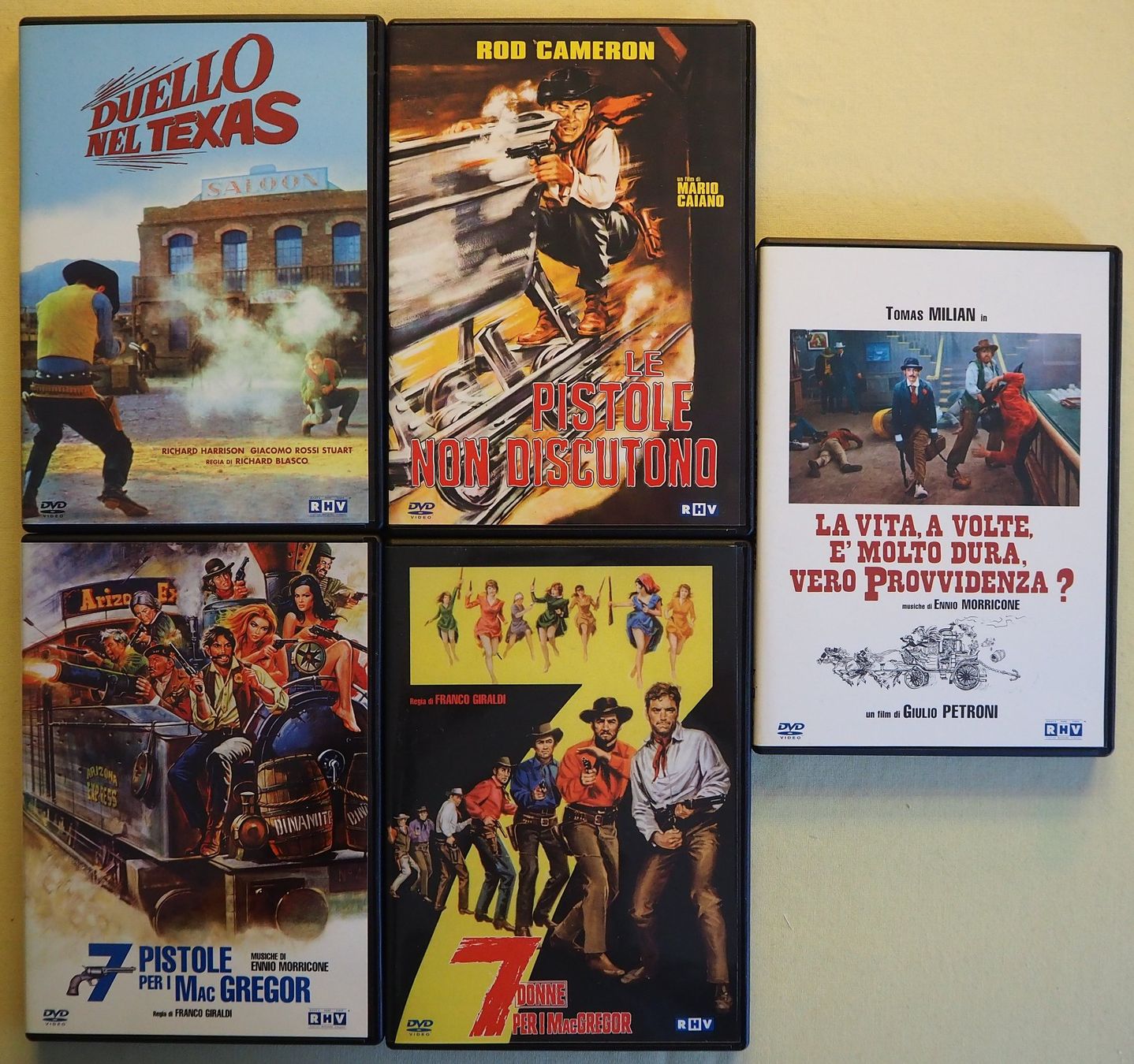 Tutti i DVDs: Italo-Western / 5 Filme / IT-Import – Usato da Chur venduto da dluli