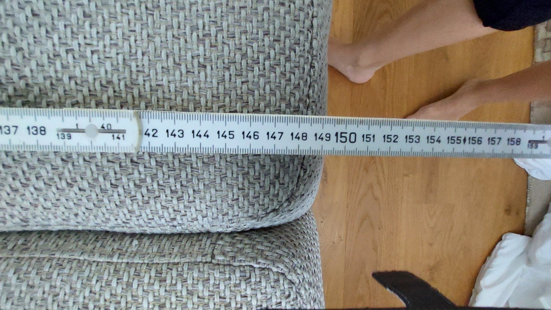 Divani: Schlafsofa / Bettsofa, hellgrau – Usato da Kaltbrunn venduto da AB92 2