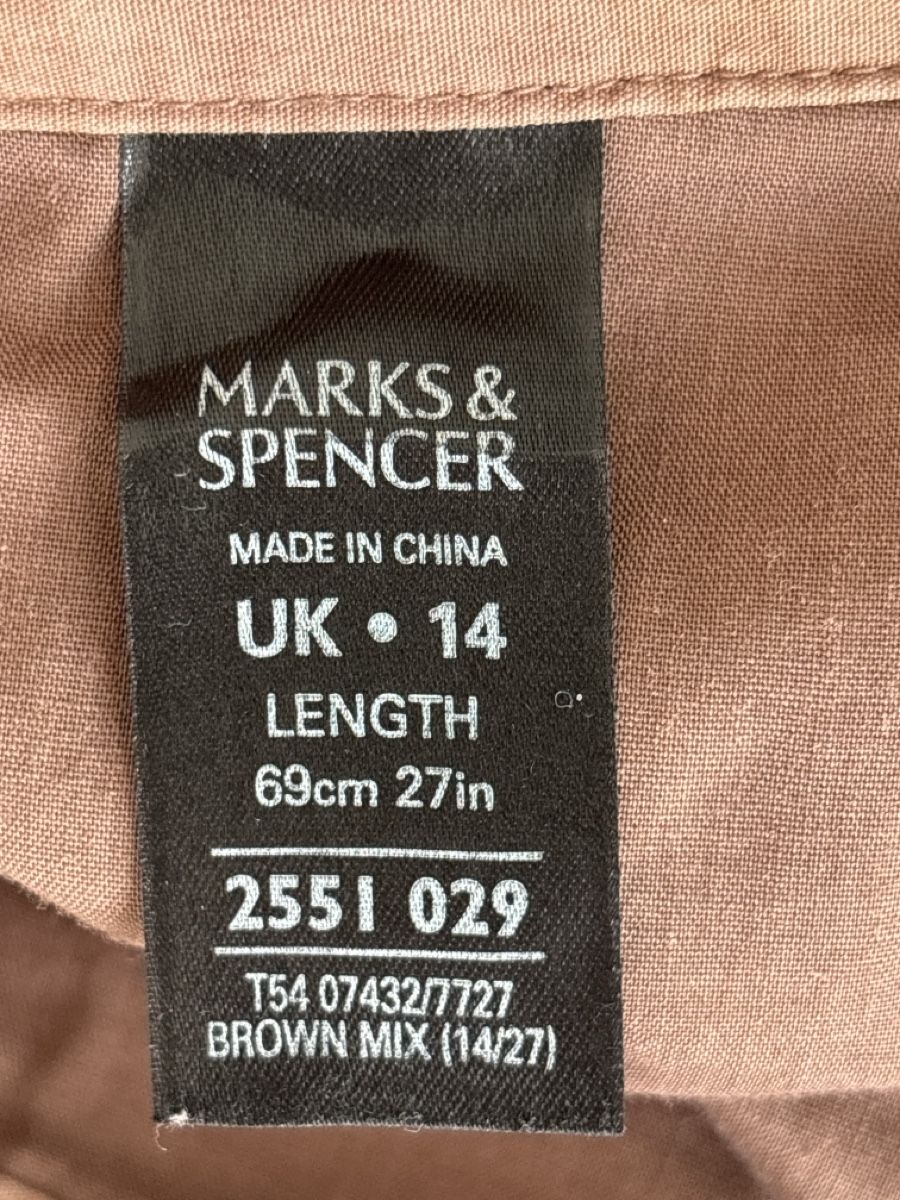Gonne: Marks&Spencer Rock, braun mit Blumen - Herbst! – Usato da Nebikon venduto da Draga25 6