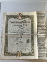 Comune di Varese Prestitos 5% Emission 1933 500 Lire(I33)