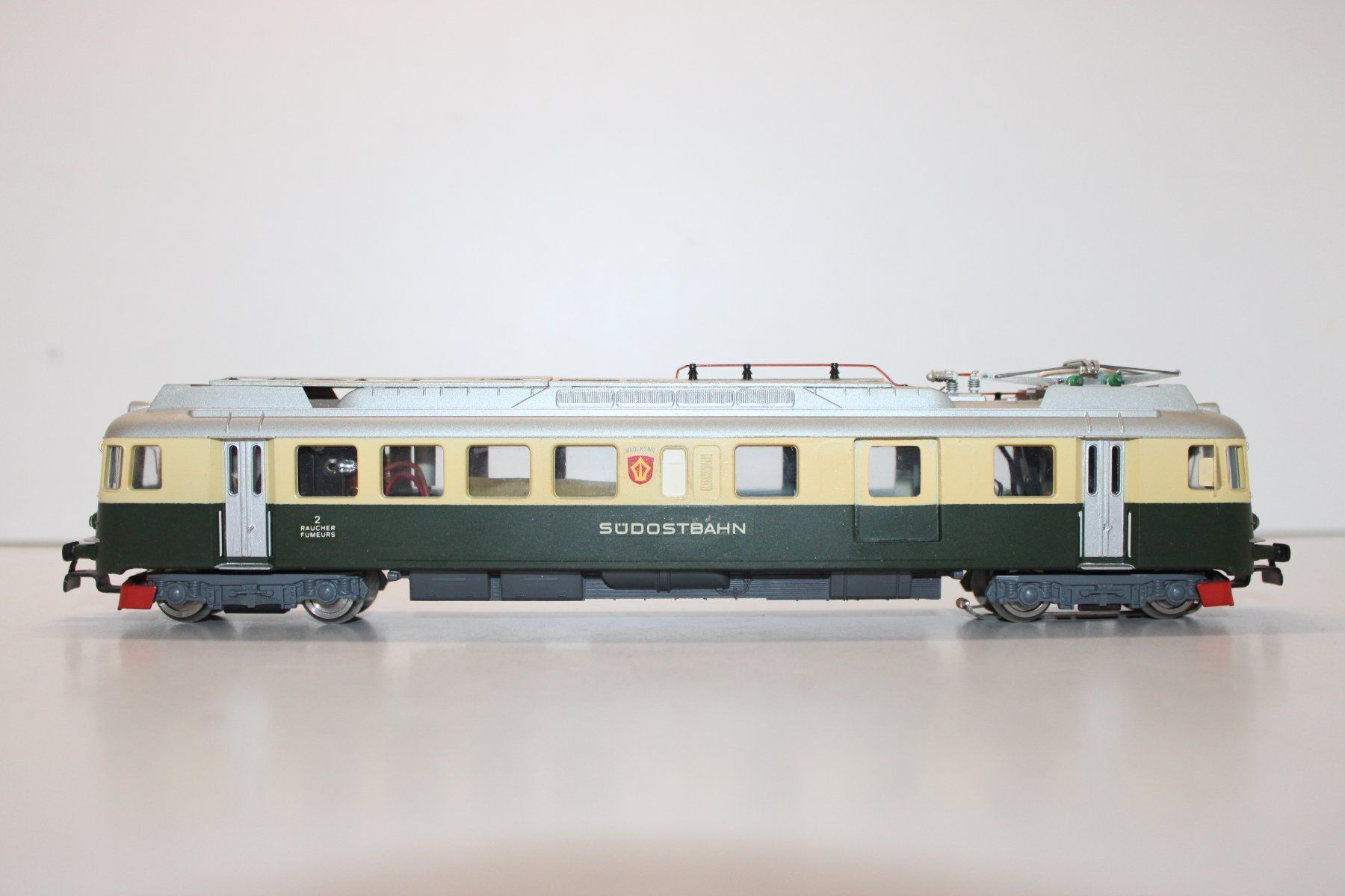 Hag Modellini di ferrovie: LIMA/HAG Eigenbau Südostbahn SOB RBDe 4/4 AC Analog H0 – Usato da Basel venduto da mhmarken 1