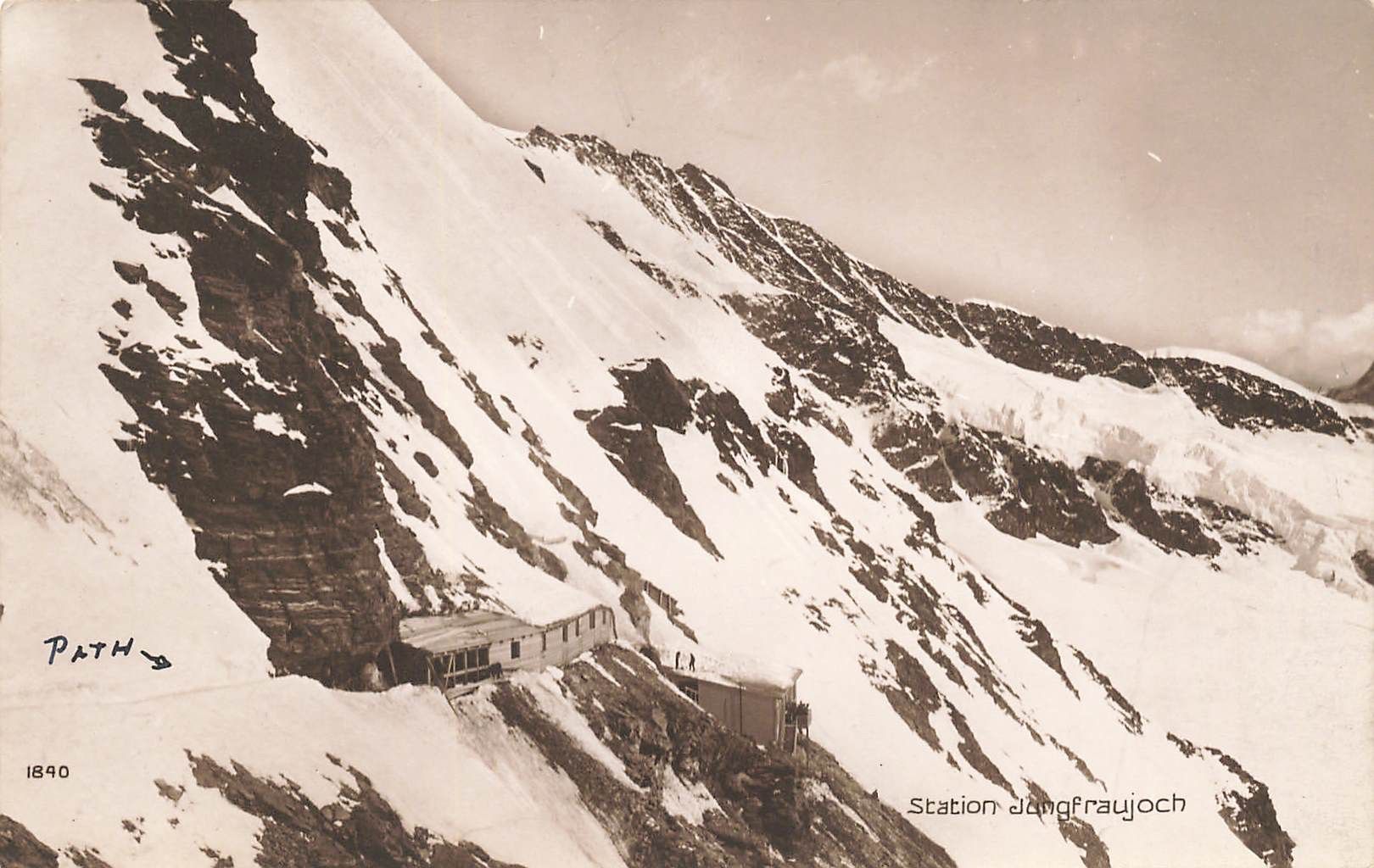 Cartoline postali: Stazion Jangfraujoch – Usato da Biasca venduto da Blenio71
