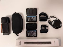 insta360 X5 mit 3 Akkus und Remote Control
