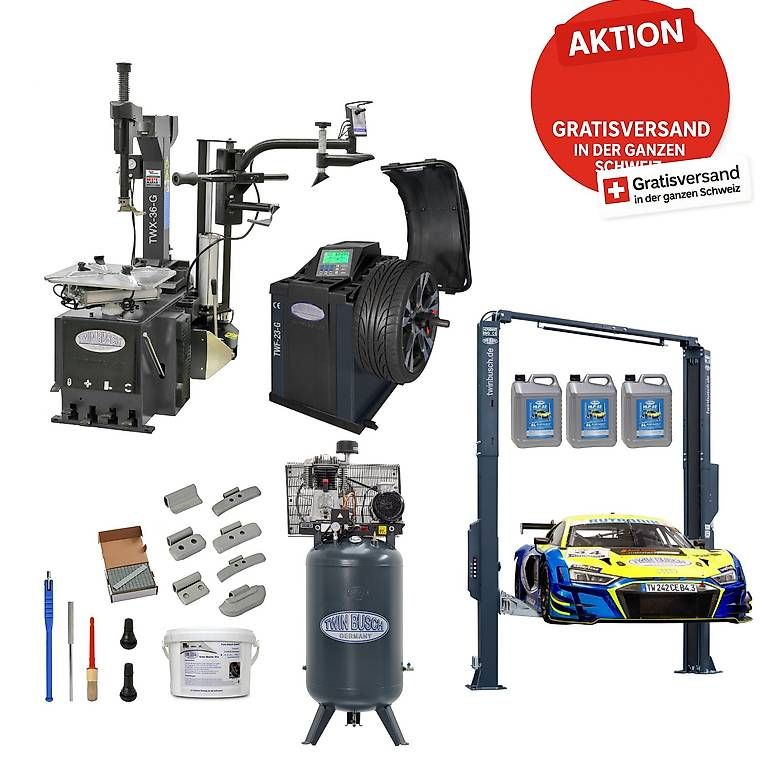 Piattaforme elevatrici & Crick: Pro Autolift Set Werkstatt Set Comfort Grau – Nuovo e nell'imballaggio originale da Rüthi (Rheintal) venduto da Toptool-3