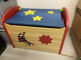 Holztruhe für Spielzeug, für Kinderzimmer