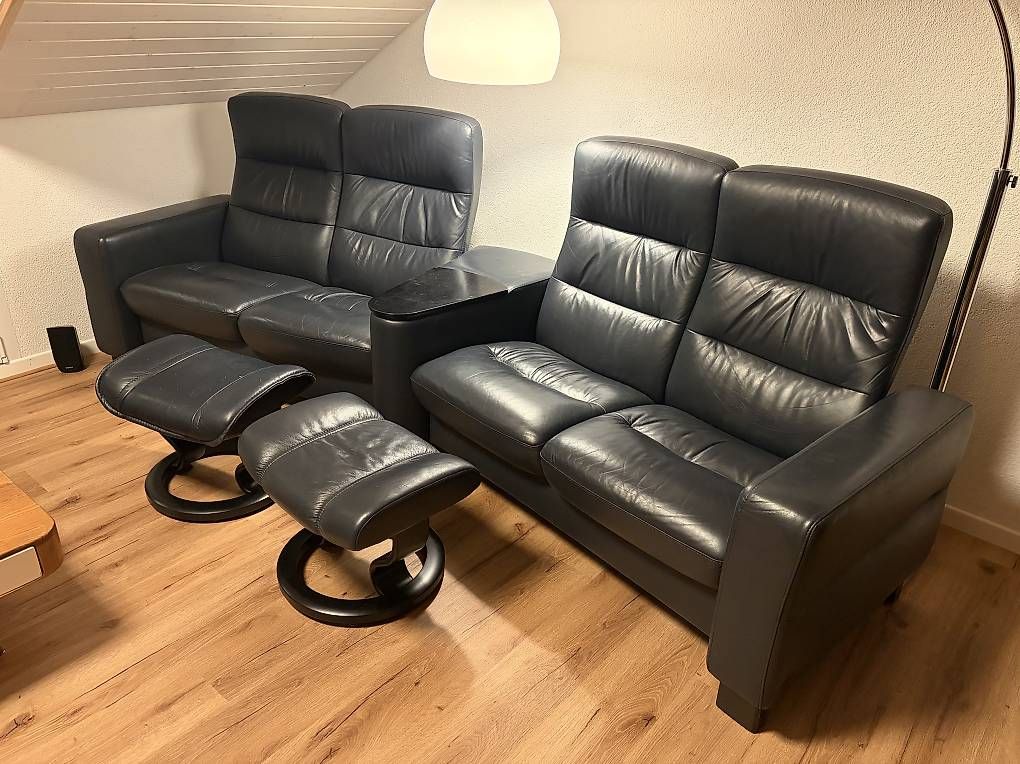 Stressless Sofas: Stressless 4er Sofa mit Hocker – D'occasion à Wittnau par Ricartutti