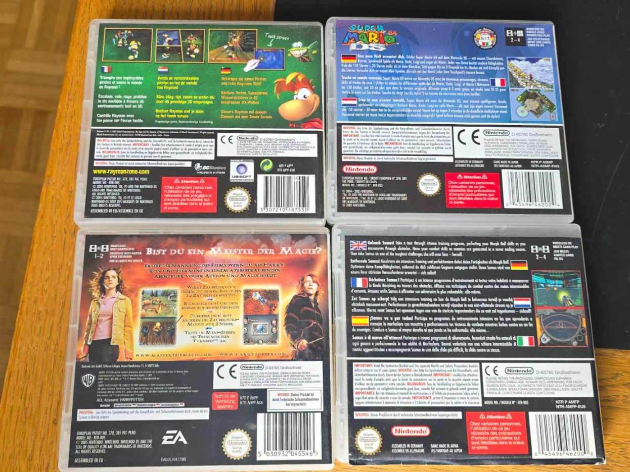 Nintendo Giochi: 4 spiele Nintendo DS – Usato da Wallisellen venduto da theblacksheep 1