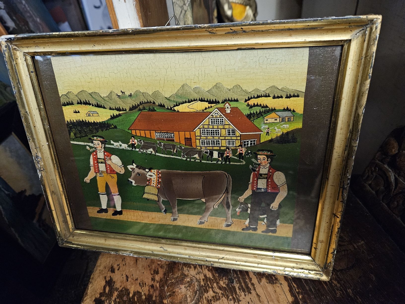 Tableaux: gemälde appenzell – Défectueux à Schwellbrunn par Omega-alpha 4