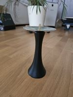 Kerzenständer Metall Holz schwarz guter Zustandl
