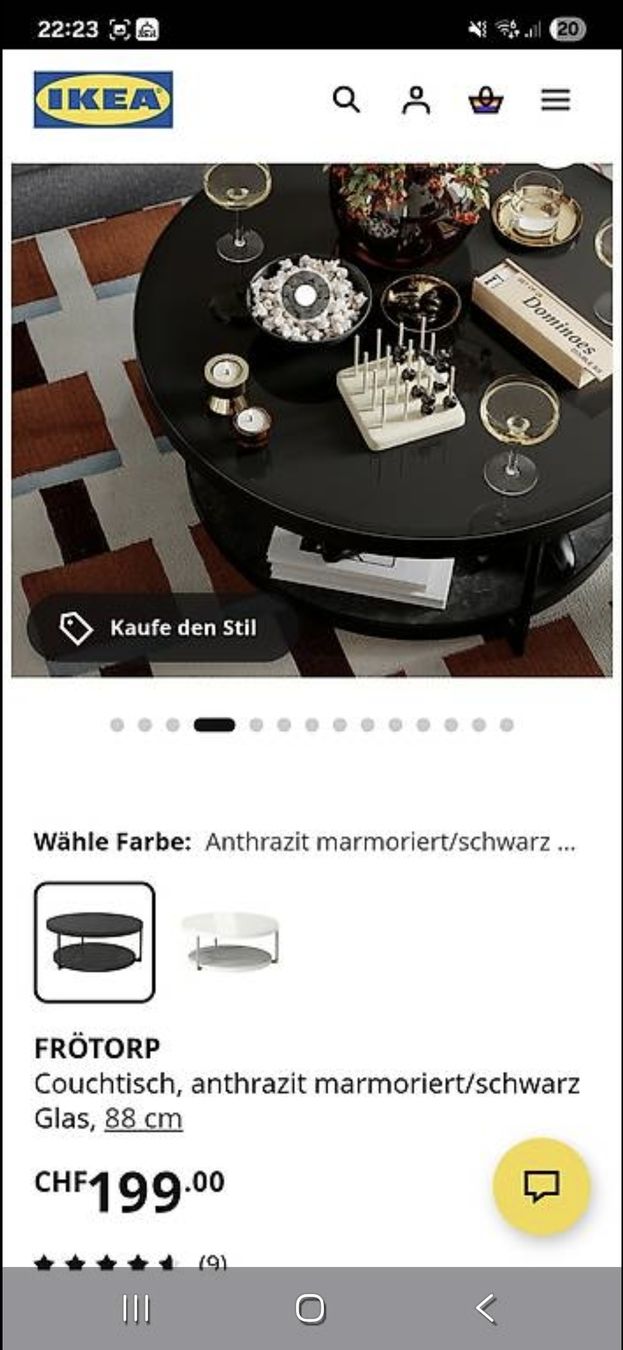 Tavoli: FRÖTORP Couchtisch Ikea – Usato da Zürich venduto da Drago670 3