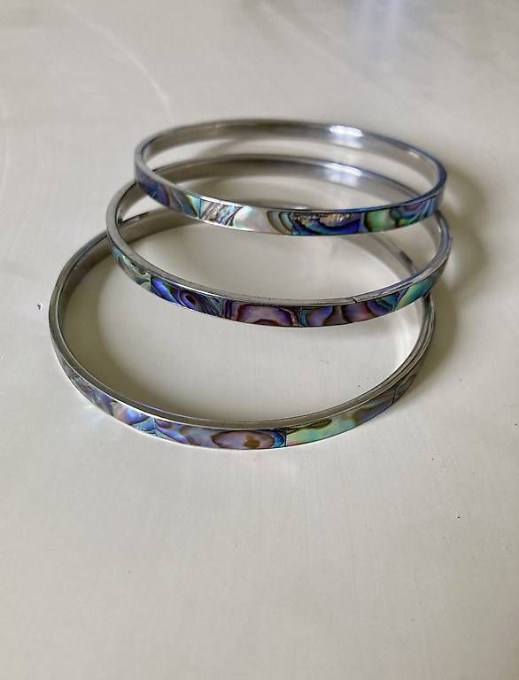 Bracciali & Braccialetti: Paua-Perlmutt-Armreifen – Usato da Luzern venduto da and_2hbf 2