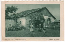 Künstler AK BERNER JURA Altes Haus (Landwirtschaft)