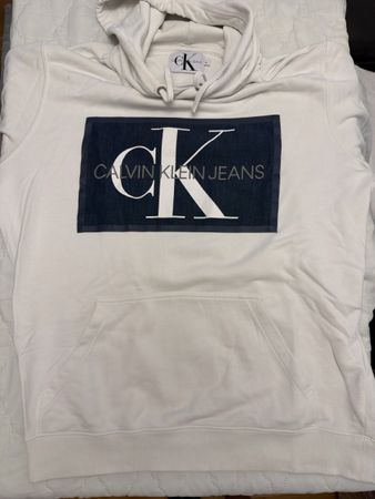 Calvin Klein Jeans Hoodie weiss Grösse XL guter Zustand