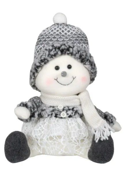 Tutte le decorazioni: Schneemann 28cm mit Röckchen – Nuovo e nell'imballaggio originale da Birmensdorf ZH venduto da RehliAllerlei