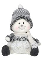Schneemann 28cm mit Röckchen