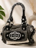 Handtasche Glara Damen dunkelgrau neu