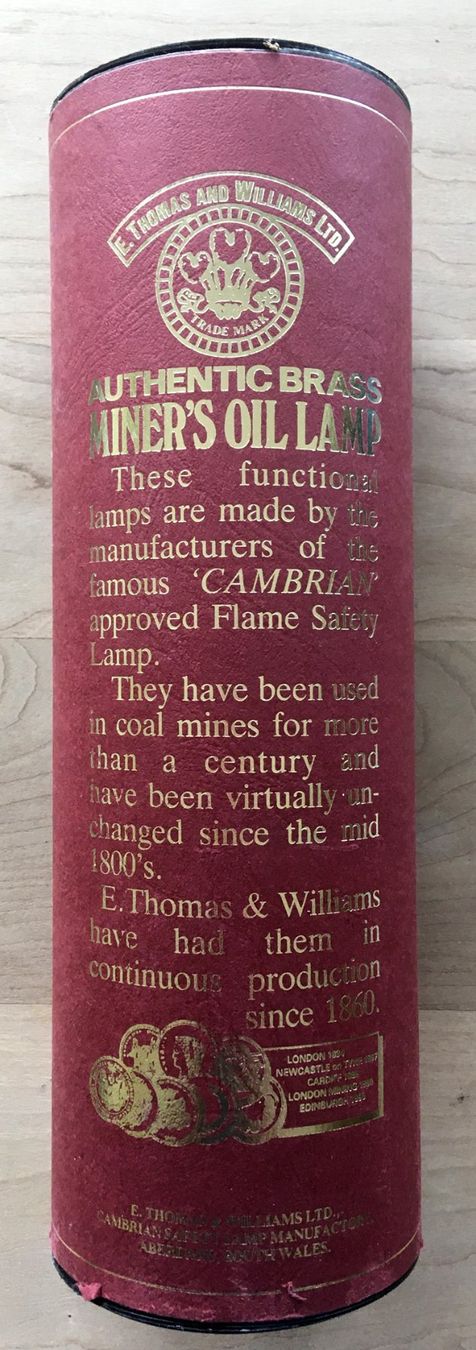 Lampen: Miners Oil Lamp, Replica – Neu und originalverpackt aus Füllinsdorf von Bubnik 2
